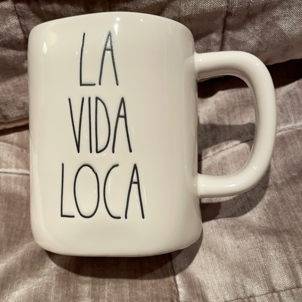 RAE Dunn “La Vida Loca” Ceramic Coffee Mug NWOTS